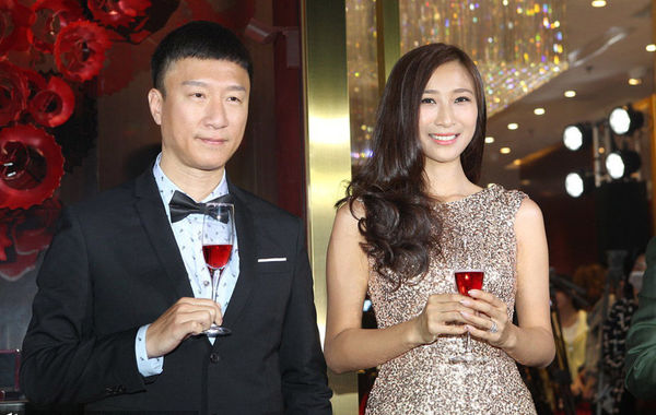 圖為孫紅雷、王駿迪夫婦。