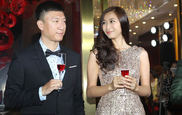 圖為孫紅雷、王駿迪夫婦。