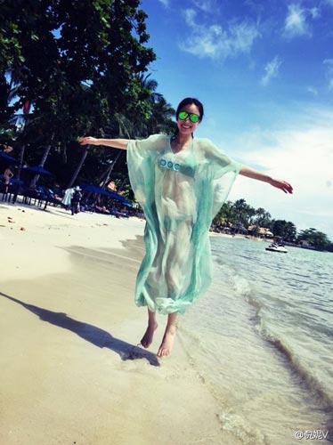 倪妮穿比基尼 倪妮穿比基尼