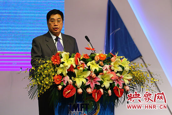 聯(lián)合國世界旅游組執(zhí)行主任祝善忠演講。