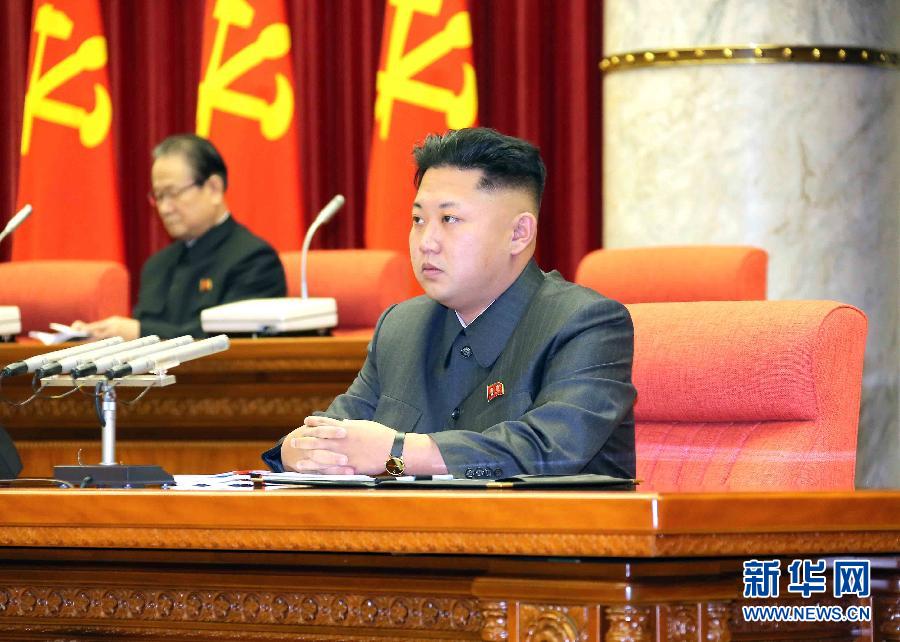 12月8日，在朝鮮平壤，朝鮮勞動(dòng)黨第一書記金正恩出席并指導(dǎo)朝鮮勞動(dòng)黨中央政治局?jǐn)U大會(huì)議。