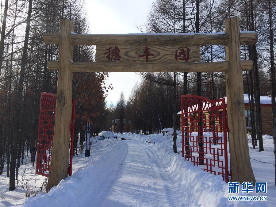 北山一隅的穗豐園（2013年12月8日攝）。新華社記者程子龍攝