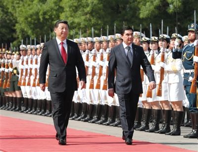 習(xí)近平會(huì)見土庫曼斯坦總統(tǒng)別爾德穆哈梅多夫 習(xí)近平會(huì)見土庫曼斯坦總統(tǒng)別爾德穆哈梅多夫