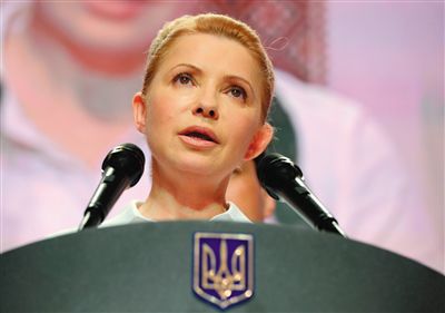 25日，在大選中得票率大幅落后的季莫申科舉行新聞發(fā)布會。