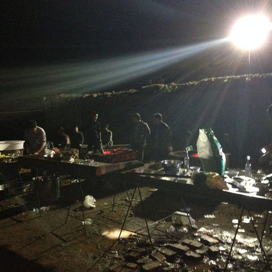 龍頭山鎮(zhèn)災(zāi)民安置點。澎湃新聞 程藝輝 圖