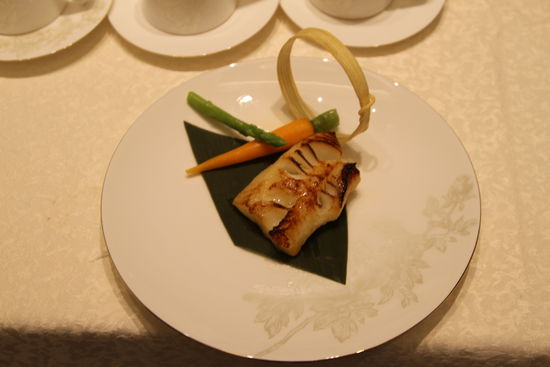 香烤銀鱈魚。 花惠生 供圖