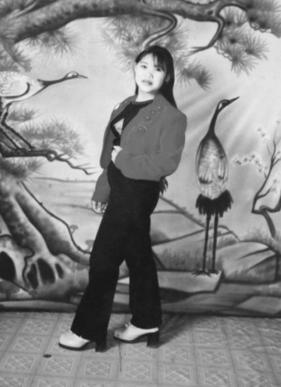 　錢家保存的錢仁鳳年輕時(shí)的照片。