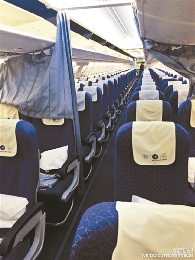 年關(guān)將近，很多人回家的票還沒有著落，而昨日凌晨，一架從武漢飛往廣州的航班上只有一名女乘客，偌大的客機成了一個人的專機。