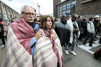 扎芬特姆國際機場，乘客被緊急疏散。圖/CFP