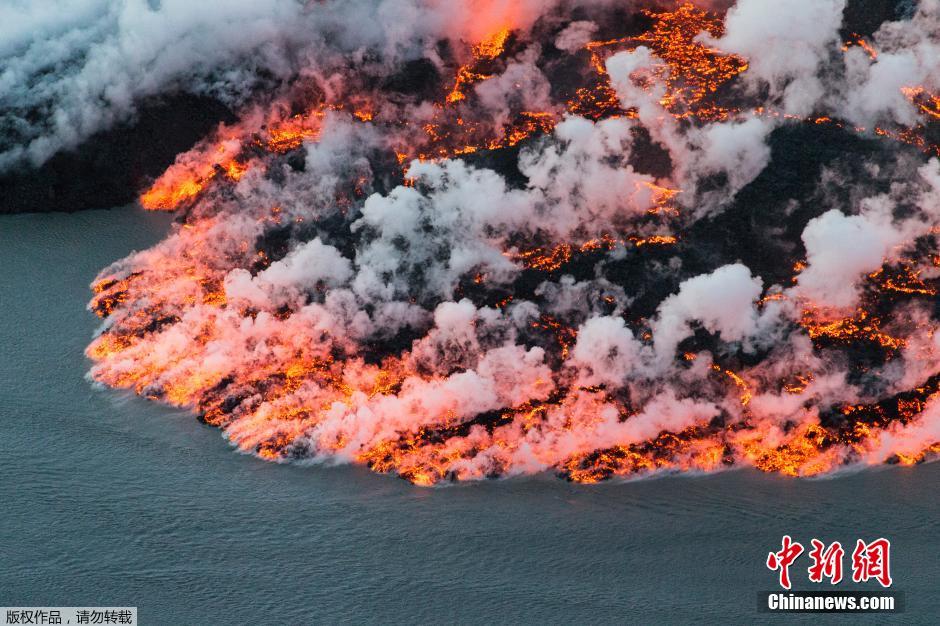 冰島巴達本加火山爆發(fā) 冰島巴達本加火山爆發(fā)