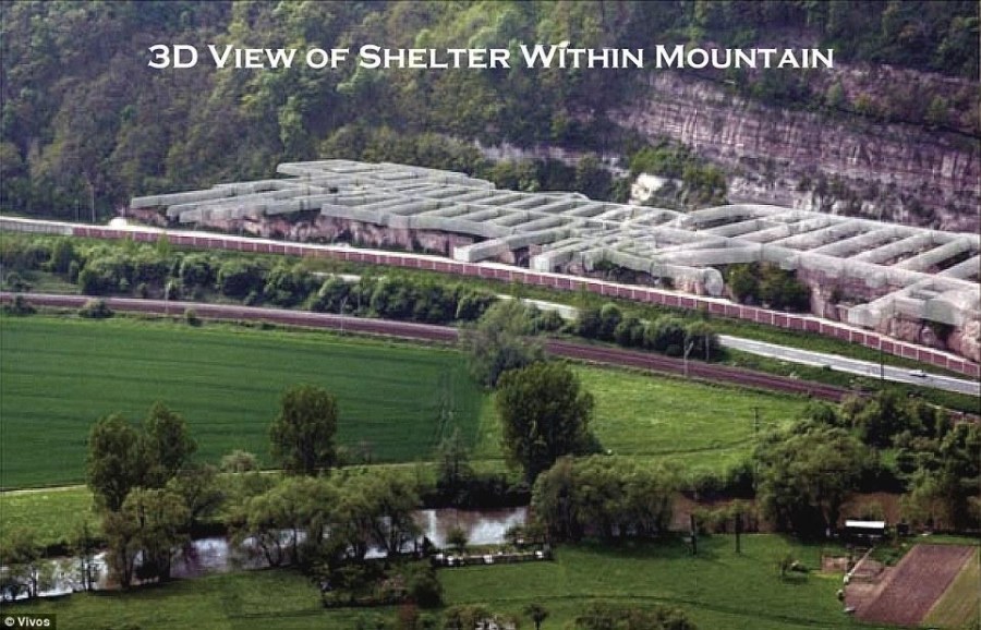 圖為堡壘外觀的3D效果圖。