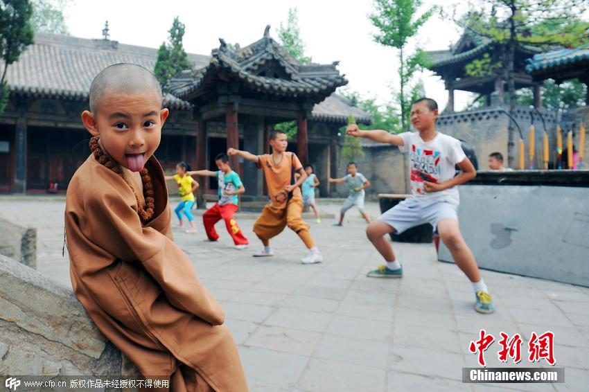 4歲小朋友寺院過暑假 被贊最萌“小和尚” 4歲小朋友寺院過暑假 被贊最萌“小和尚”