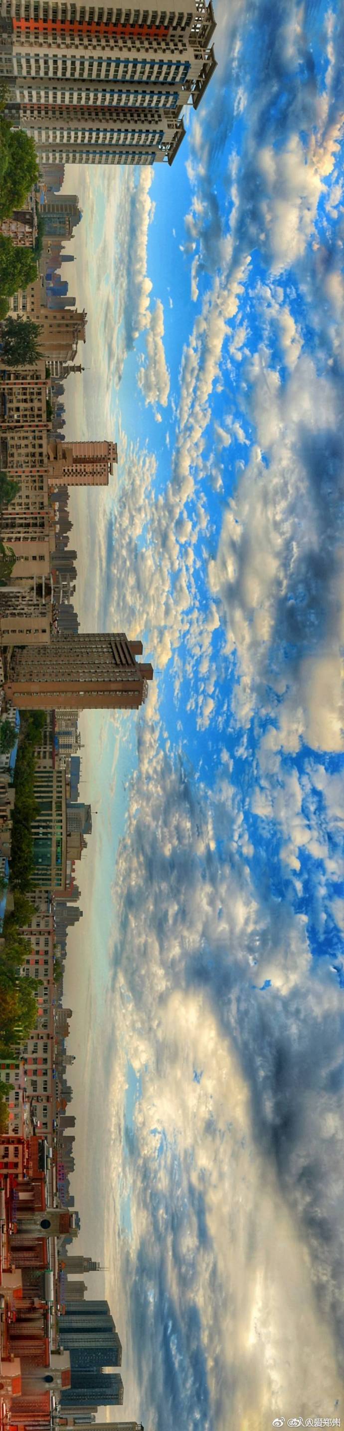 又被鄭州的藍(lán)天刷屏！隨便一拍就是手機(jī)壁紙
