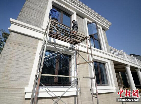 看！這些別墅都是3D打印出來的 僅耗時(shí)1天