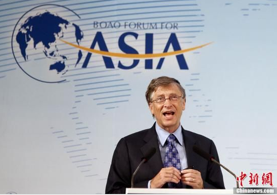 資料圖：美國首富比爾·蓋茨。中新社發(fā) 張浩 攝