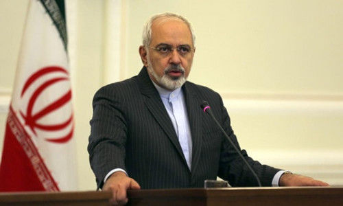 伊朗外交部長(zhǎng)扎里夫。