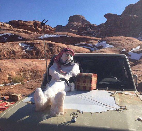 　一位宗教學者稱堆雪人褻瀆伊斯蘭教，引發(fā)眾多網(wǎng)友不滿。（網(wǎng)頁截圖）