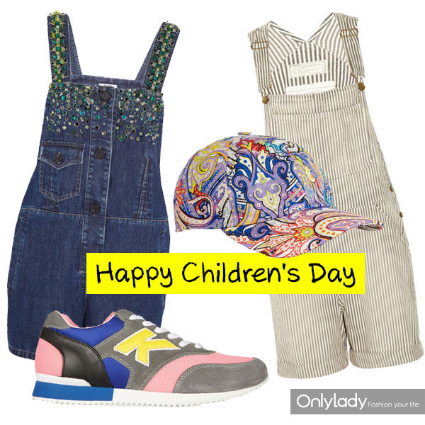 卡通印花最減齡 傘裙時(shí)髦過六一