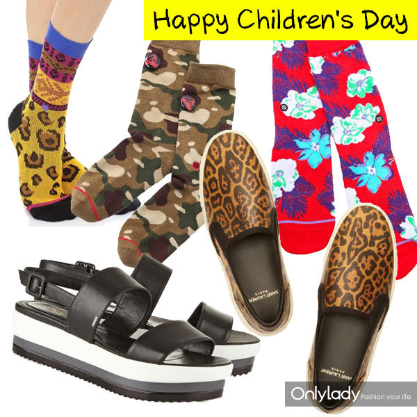 卡通印花最減齡 傘裙時(shí)髦過六一