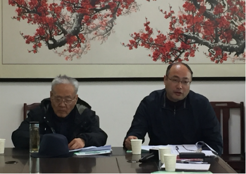 （左：原周口地區(qū)常委秘書長梁祖靈 ；右：鄲城縣委常委組織部長侯磊 ）