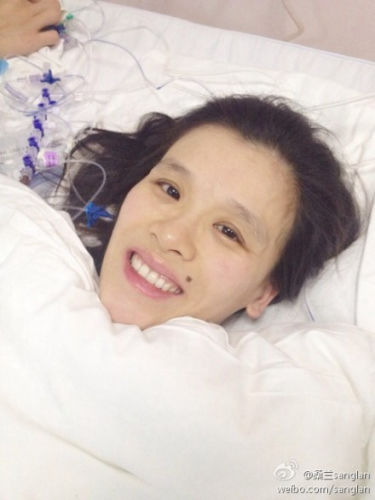 　圖片來源;桑蘭微博。