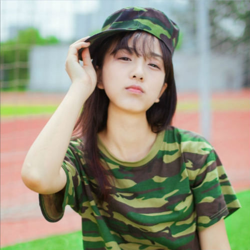 浙大軍訓女神曝光 浙大軍訓女神曝光