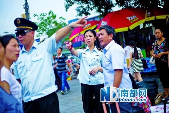 廣州女城管10年練成 廣州女城管10年練成