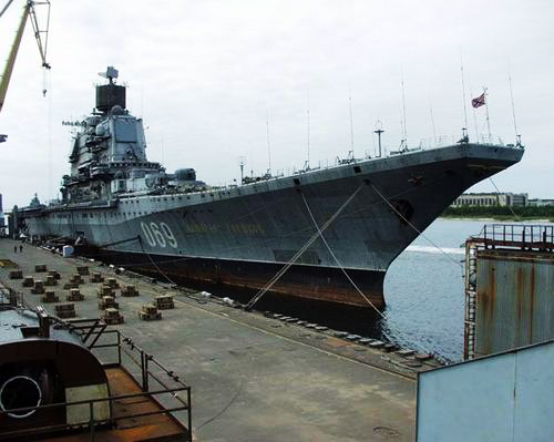 　資料圖：“戈爾什科夫”號航母。