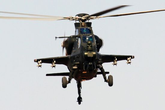 資料圖：解放軍武直-10攻擊直升機(jī)。