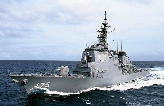 資料圖：日本宙斯盾級導(dǎo)彈驅(qū)逐艦妙高號(DD175)。