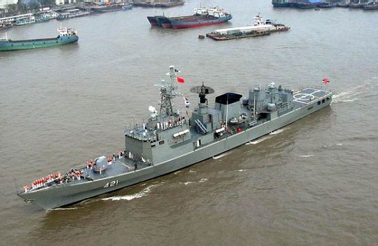 資料圖：中國為泰國建造的納萊頌恩級護衛(wèi)艦。