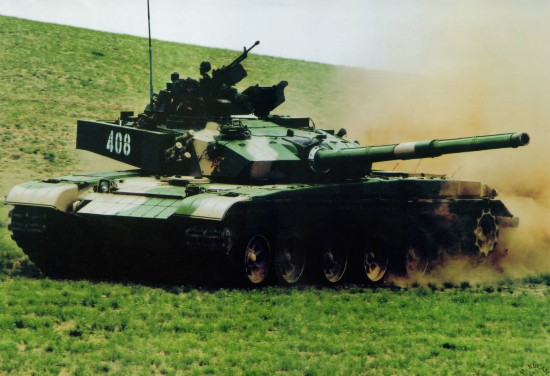 中國99式坦克人氣第一。
