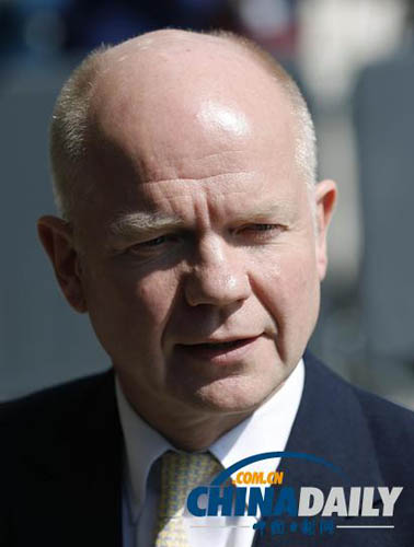 資料圖：英國外交大臣威廉·黑格。圖片來源：中國日?qǐng)?bào)網(wǎng)