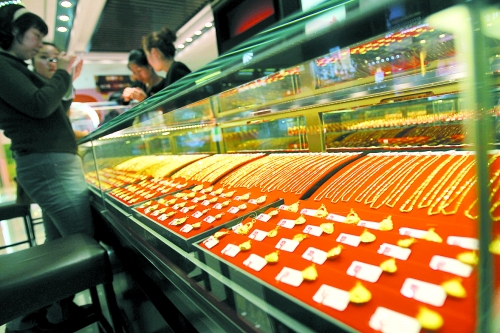 鄭州金飾均價半月跌至不到400元 鄭州金飾均價半月跌至不到400元