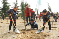 映象網(wǎng)愛心林公益植樹活動(dòng)