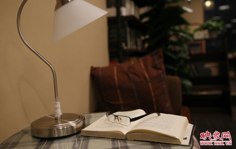 書店內(nèi)的裝飾。